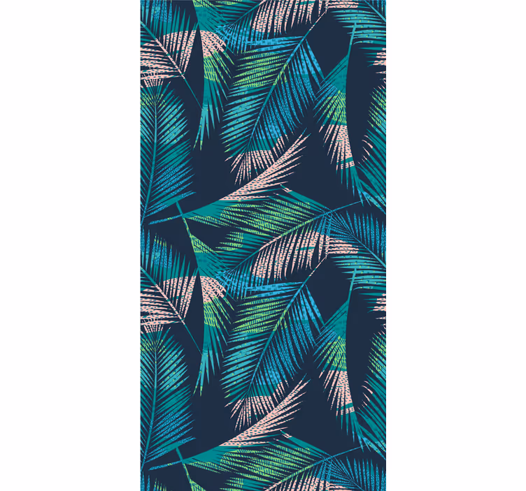 Papel mural naturaleza vibraciones de palmeras tropicales - TenVinilo