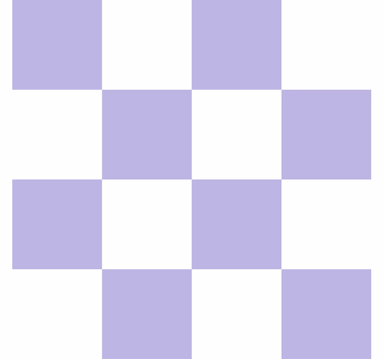 Papel mural azulejos motivo blanco y morado - TenVinilo