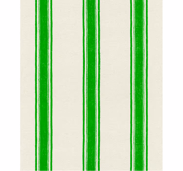 Papel mural geométrico líneas verticales verdes - TenVinilo