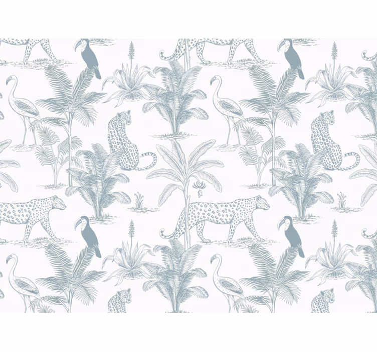 Papel mural animales animales tropicales soberbios - TenVinilo