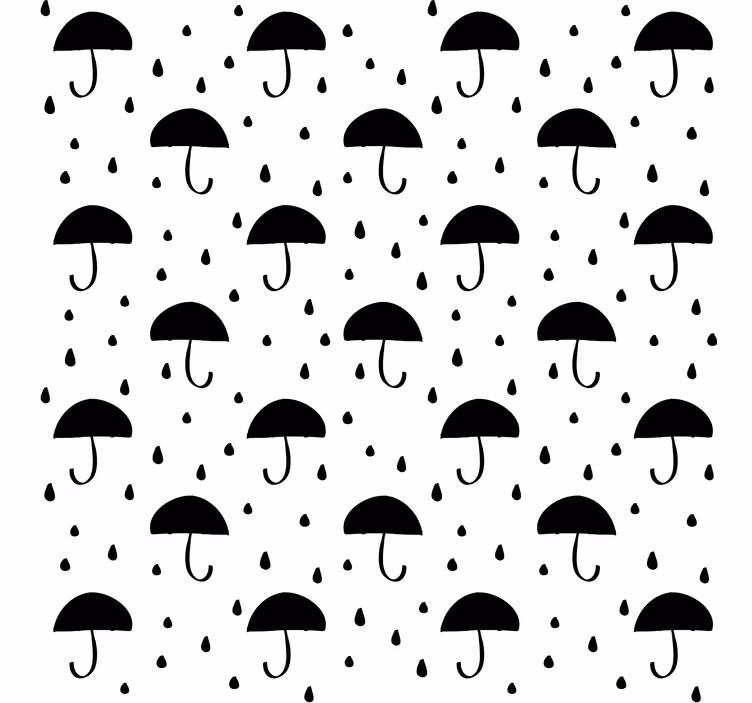 Papel mural geométrico confeti de gotas de lluvia - TenVinilo