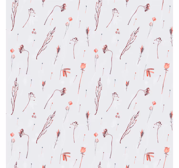 Papel mural naturaleza patrón floral delicado - TenVinilo