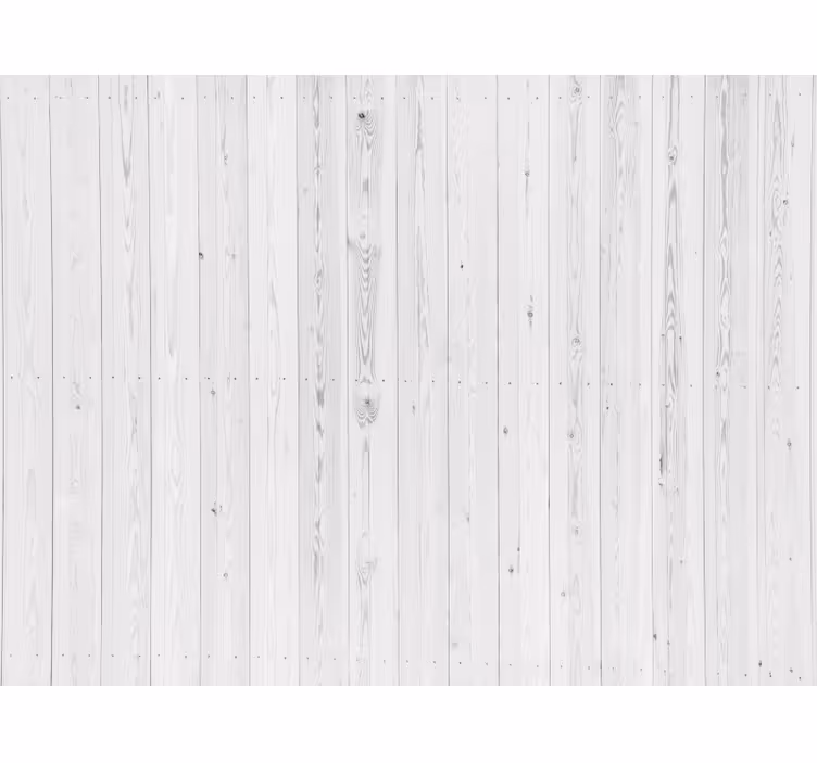 Papel mural madera patrón blanco vintage - TenVinilo