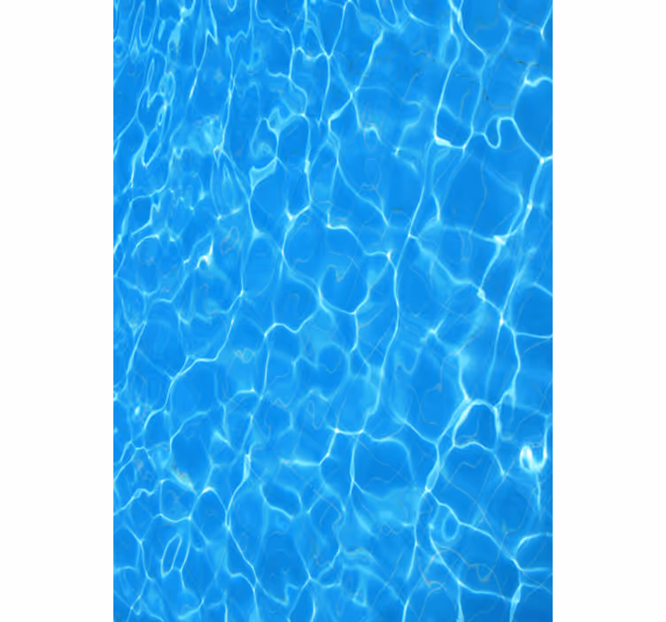 Papel mural living comedor textura agua azul - TenVinilo
