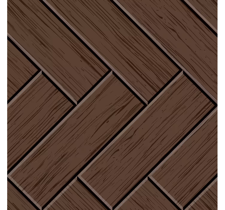 Papel mural ornamental adhesivo de tablones zig zag - TenVinilo