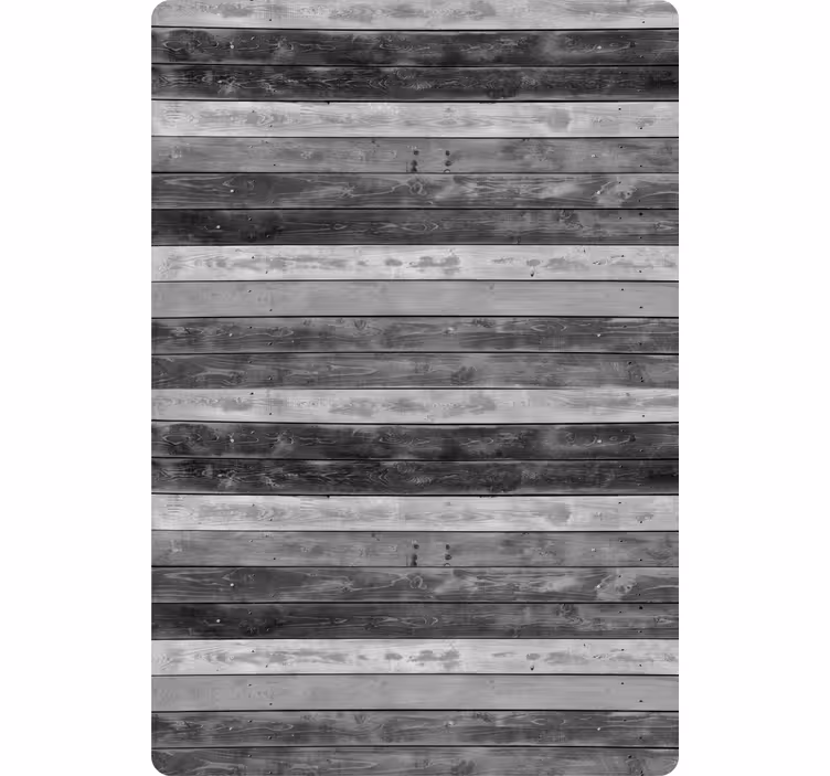 Papel mural ornamental tablones de madera gris rústico - TenVinilo