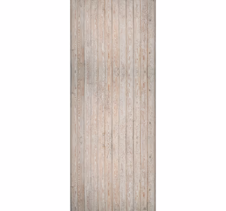 Papel mural ornamental tablas horizontales marrón claro - TenVinilo