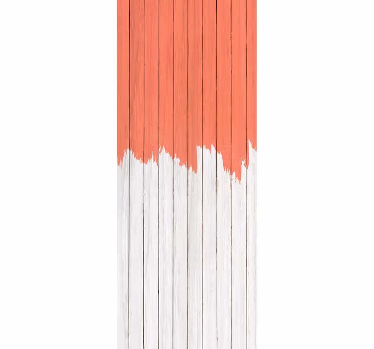 Papel mural madera patrón coral vivo - TenVinilo