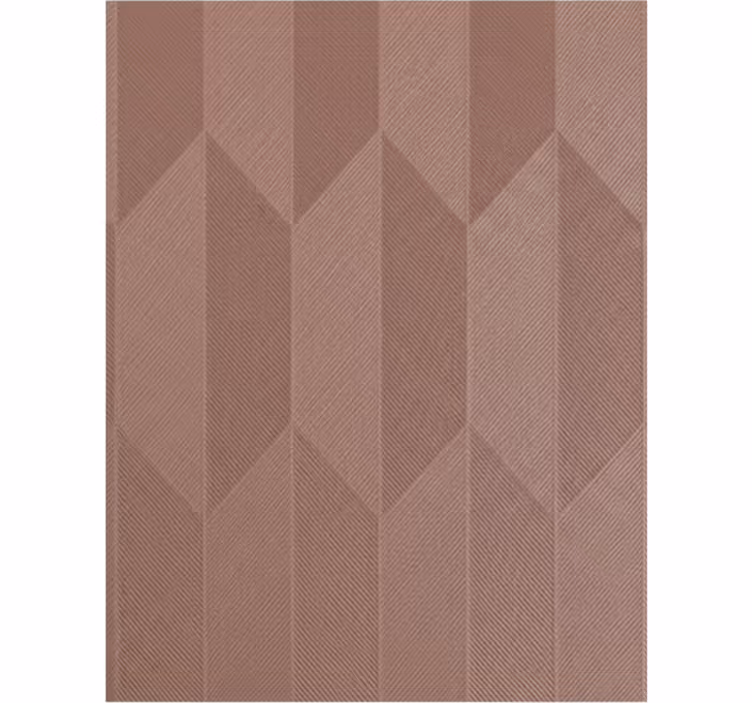 Papel mural living comedor chevron geométrico malva - TenVinilo