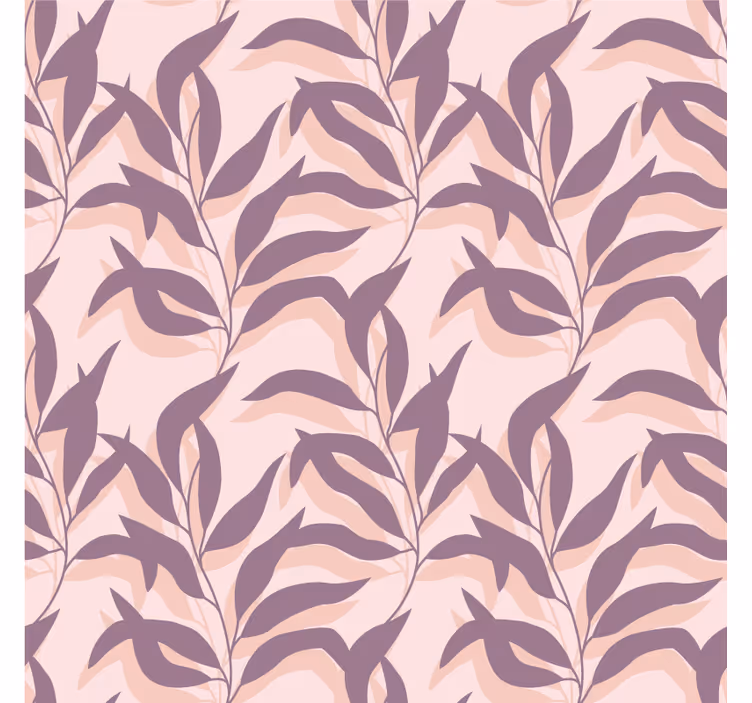 Papel mural dormitorio palma tropical rosado - TenVinilo