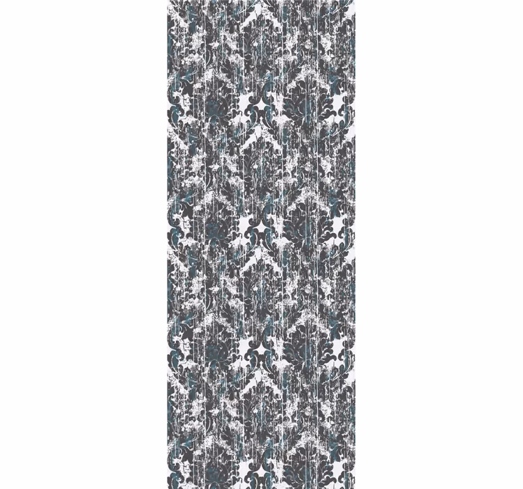 Papel mural ornamental en tonos grises pequeños - TenVinilo