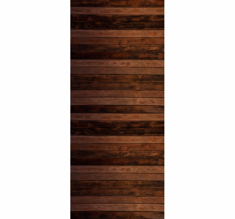 Papel mural ornamental tablones horizontales marrones - TenVinilo