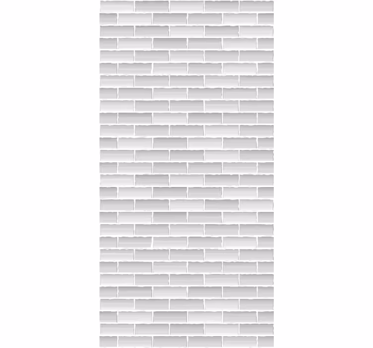 Papel mural ladrillos patrón gris realista - TenVinilo