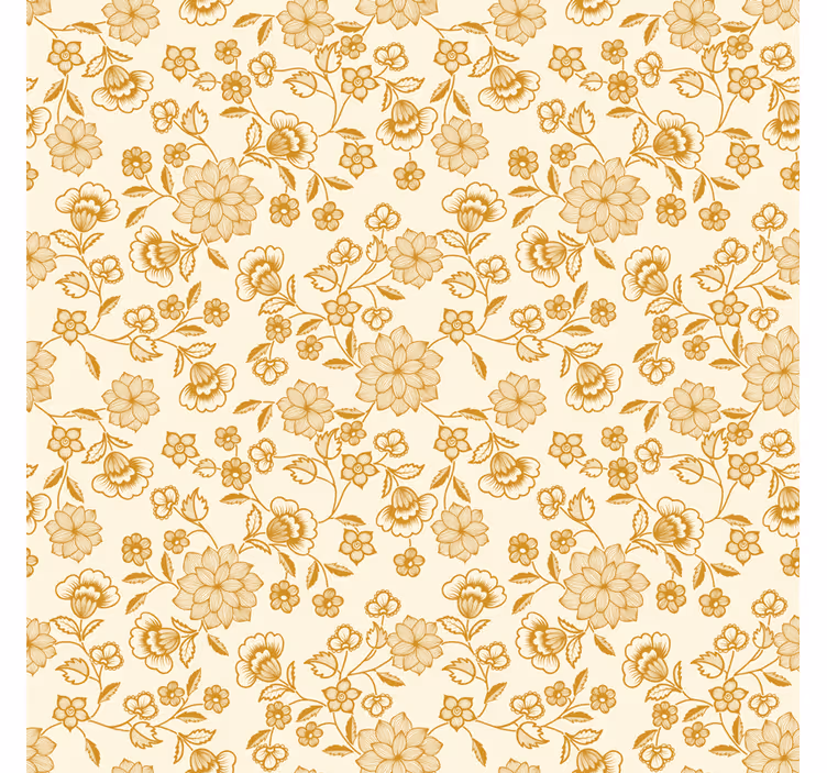 Papel mural ornamental musa botánica elegante - TenVinilo