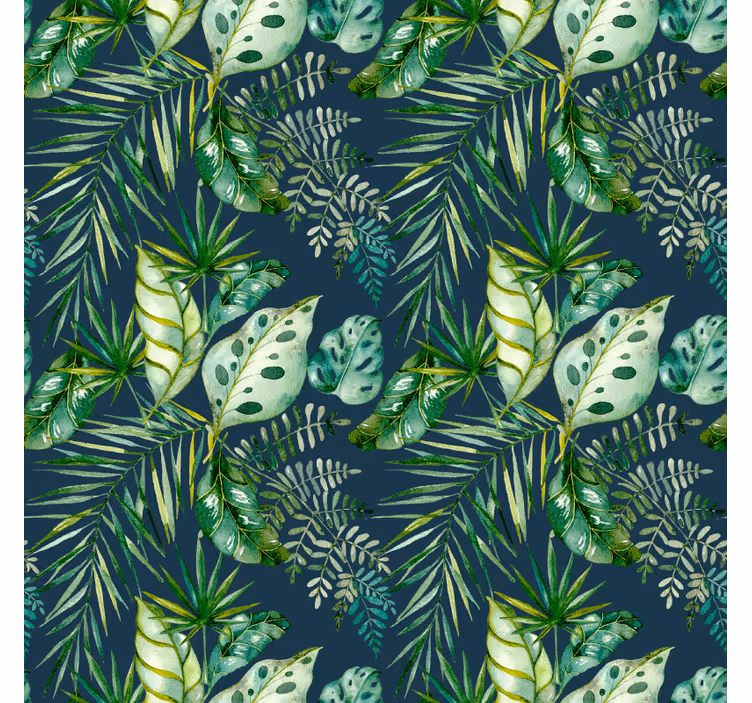 Papel mural texturas diseño vegetal selva - TenVinilo