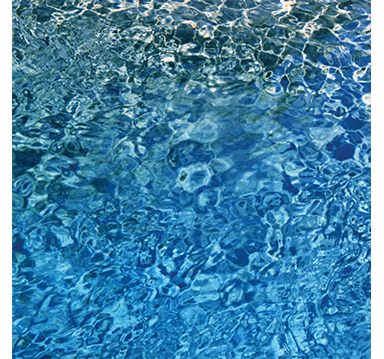 Papel mural textura agua realista azul - TenVinilo