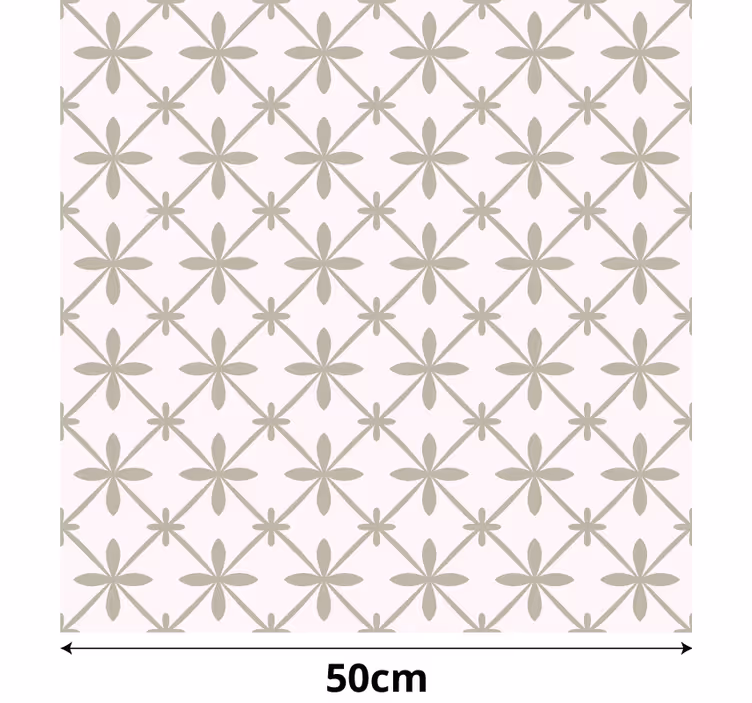 Papel mural dormitorio patrón vintage simple - TenVinilo