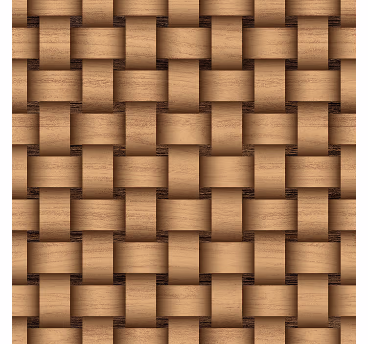 Papel mural texturas madera entrelazada - TenVinilo