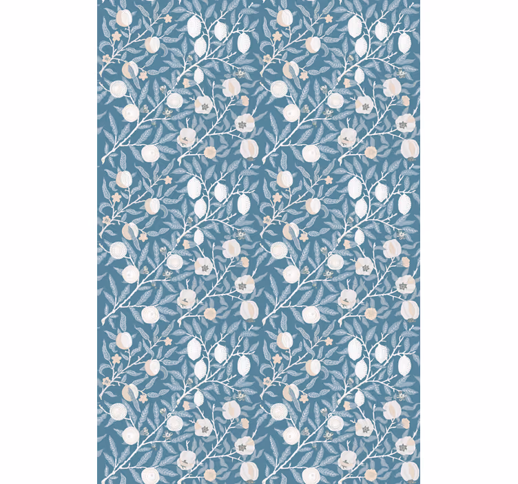 Papel mural dormitorio arreglo floral inspirado - TenVinilo