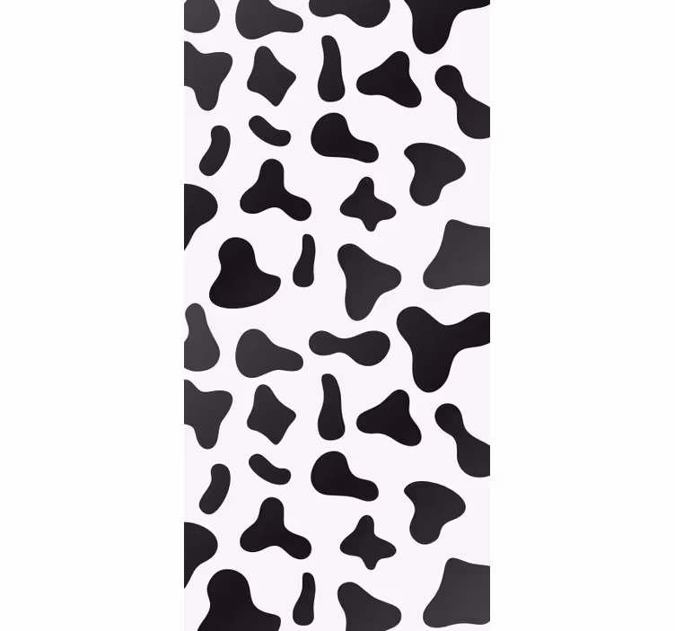 Papel mural animal estampado de vaca - TenVinilo