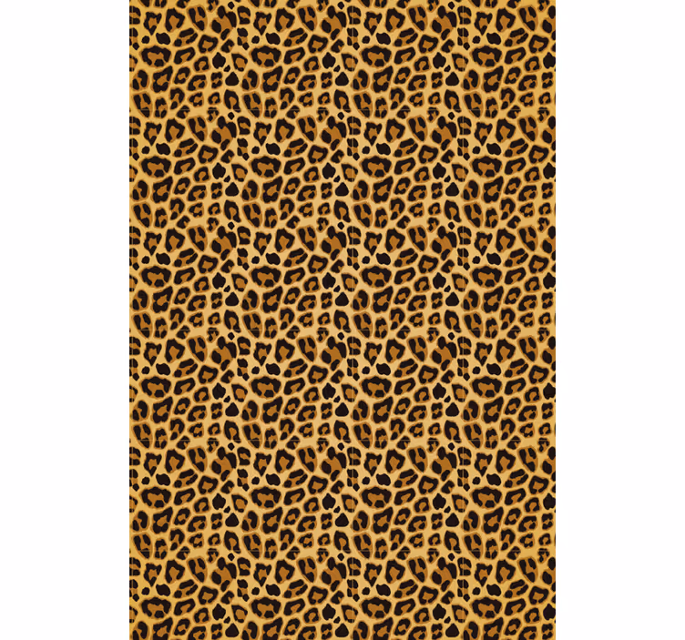 Papel mural animal estampado de leopardo - TenVinilo