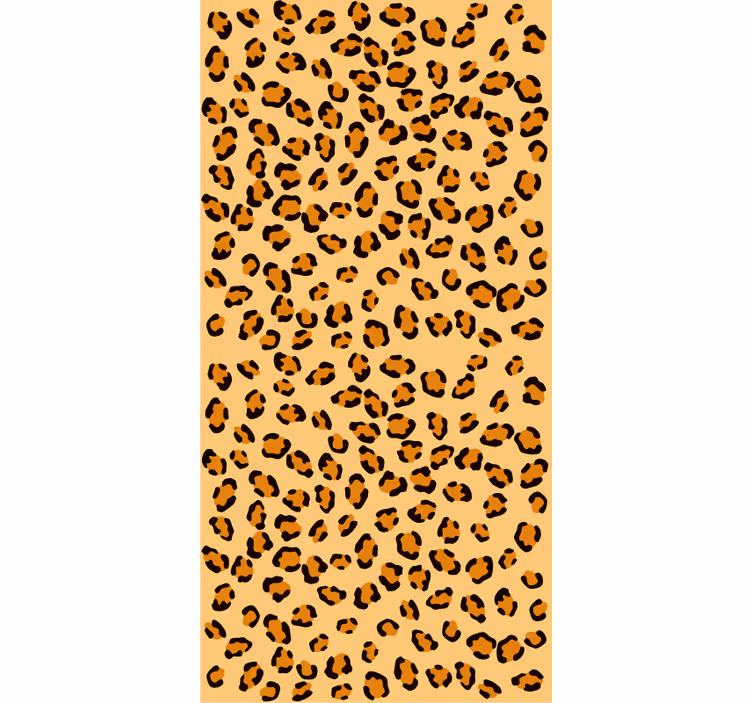 Papel mural animal estampado de leopardo - TenVinilo