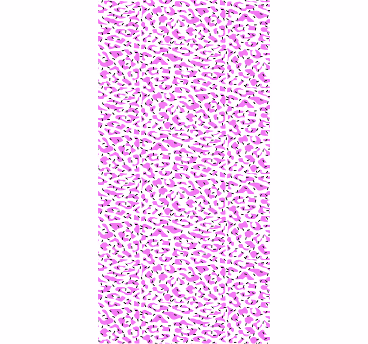 Papel mural animal patrón de leopardo fucsia - TenVinilo