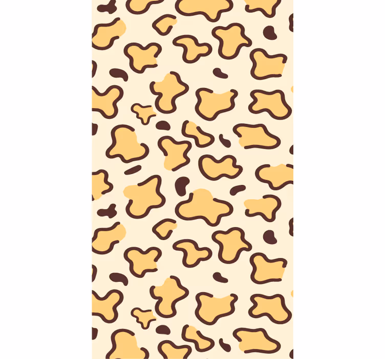 Papel mural animal formas de grandes leopardos - TenVinilo