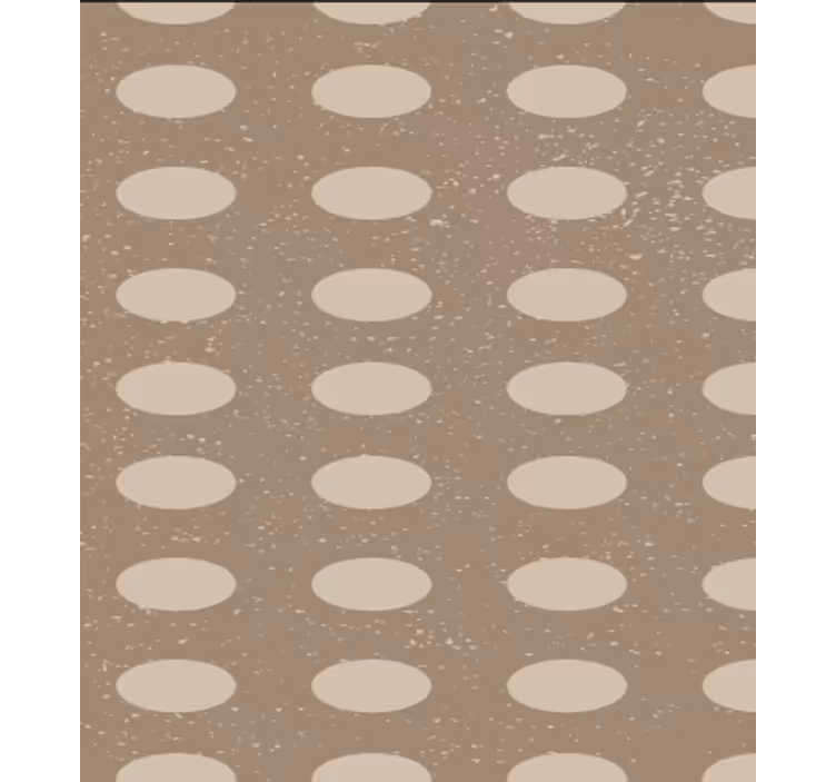 Papel mural comedor patrón de círculos marrones - TenVinilo