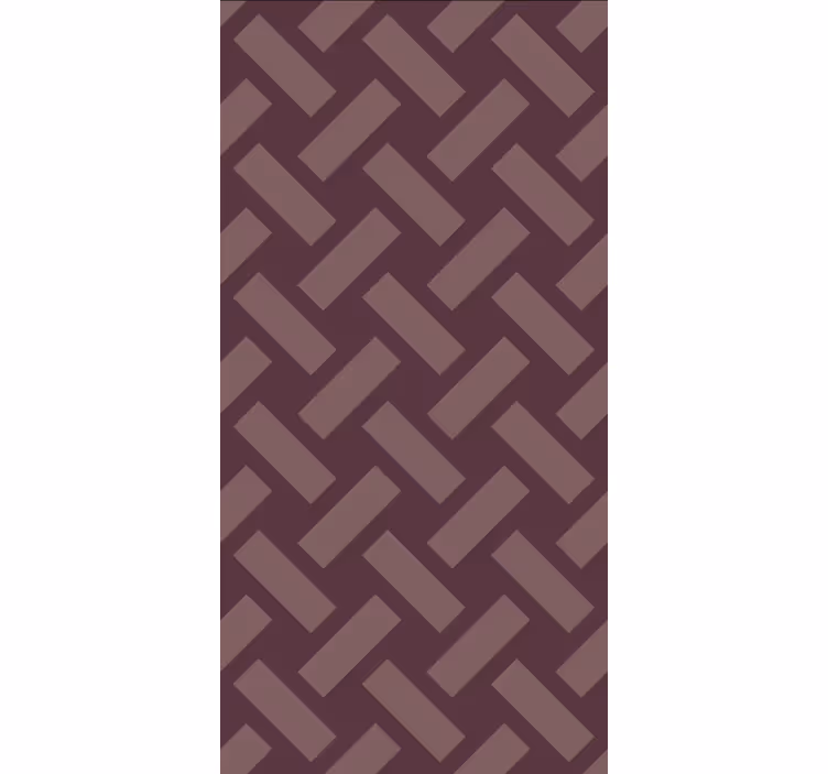 Papel mural comedor patrón geométrico morado cuadrado - TenVinilo