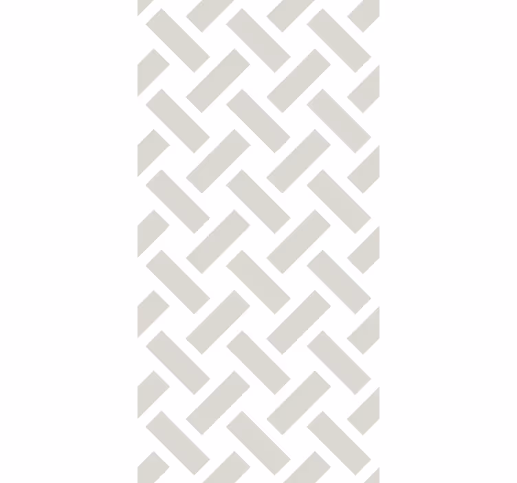 Papel mural comedor patrón cuadrado blanco geométrico - TenVinilo