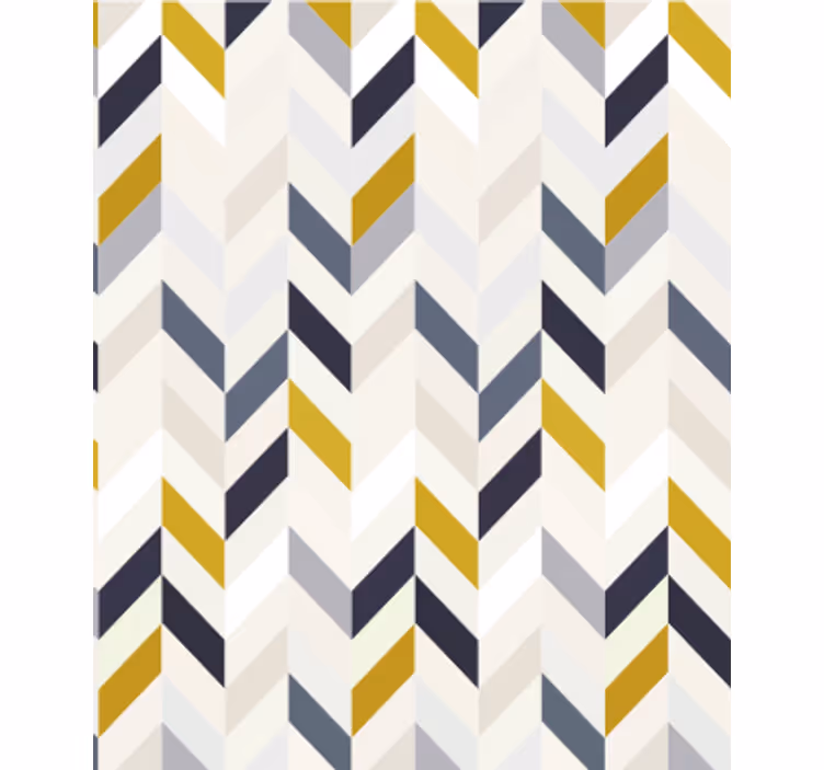 Papel mural comedor patrón zigzag chevron - TenVinilo