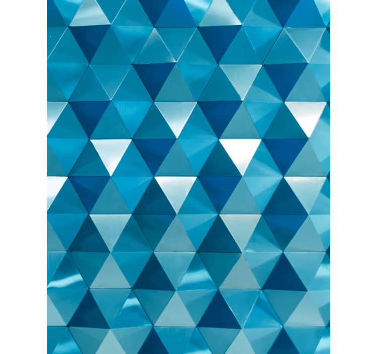 Papel mural geométrico mosaico triangular - TenVinilo