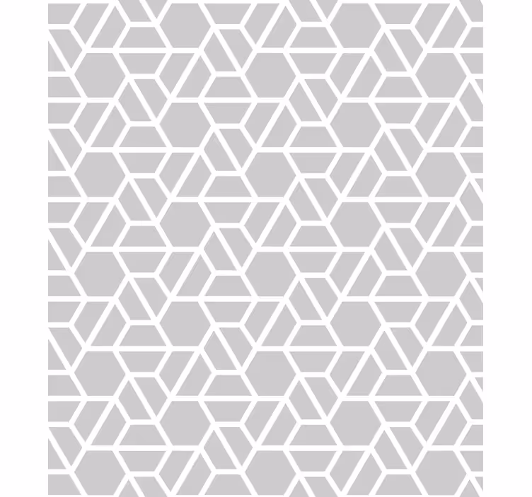 Papel mural geométrico diseño de celosía - TenVinilo