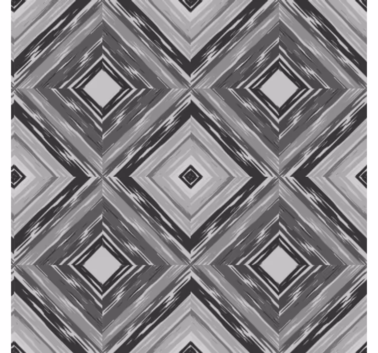 Papel mural geométrico ilusión de diamante - TenVinilo