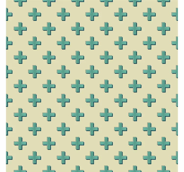 Papel mural geométrico formas mint plus - TenVinilo