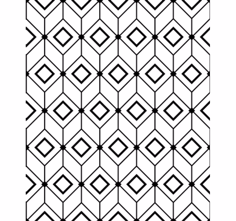 Papel mural geométrico elementos de diamante moderno - TenVinilo