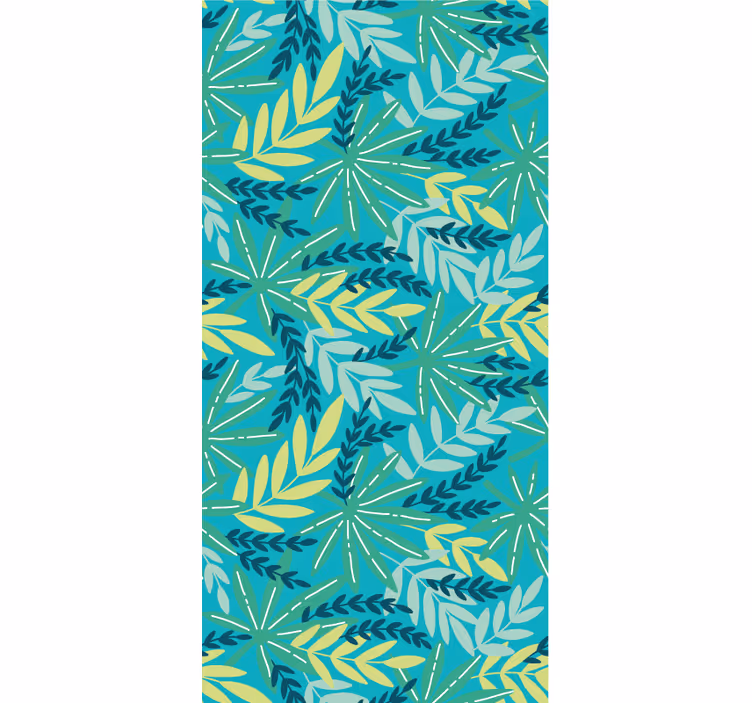 Papel mural naturaleza paleta tropical frondosa - TenVinilo