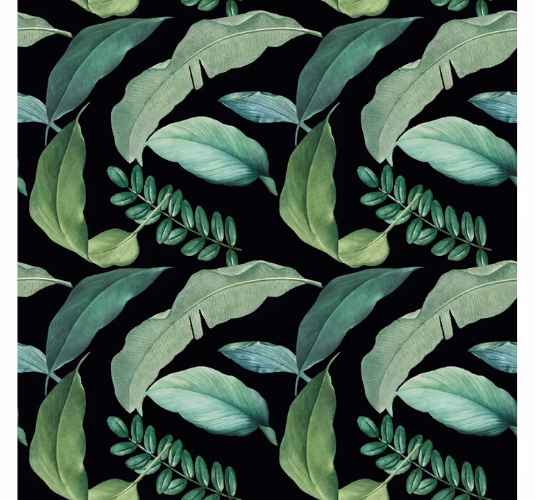 Papel mural naturaleza verde botánico frondoso - TenVinilo