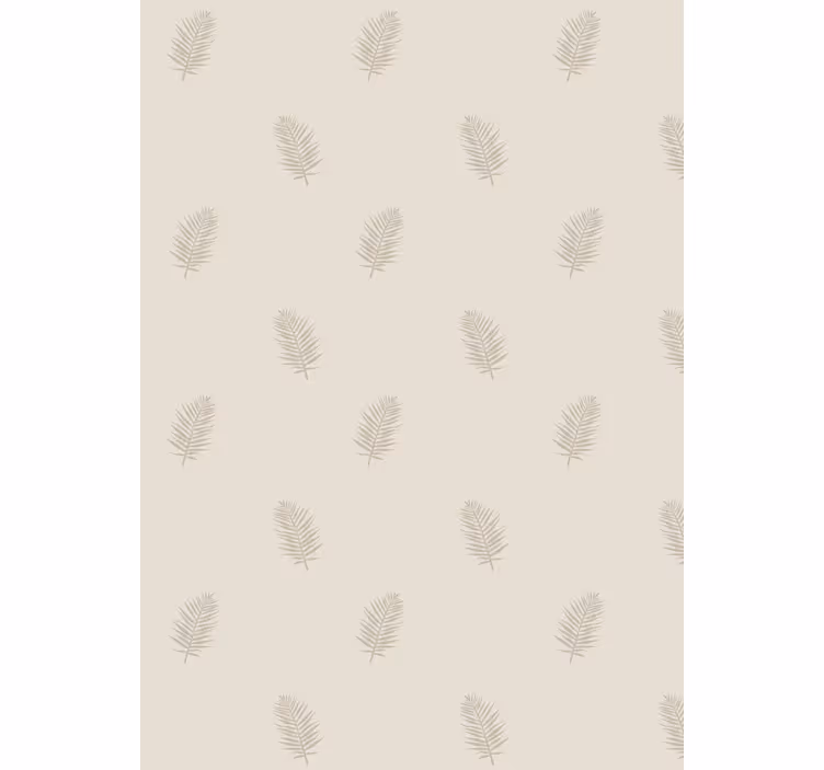 Papel mural naturaleza con diseño de hojas - TenVinilo