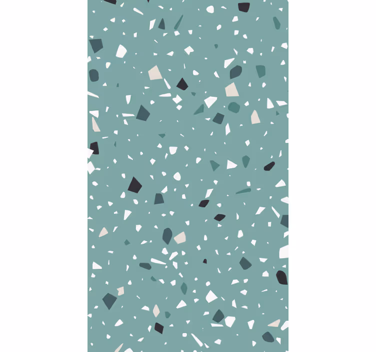 Papel mural textura terrazzo color aguamarina - TenVinilo