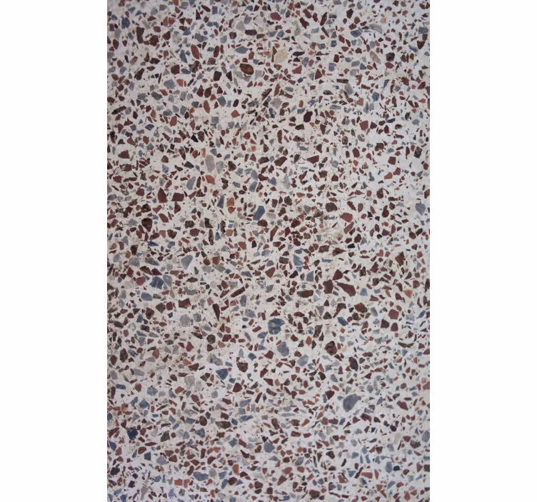 Papel mural textura terrazzo gris - TenVinilo