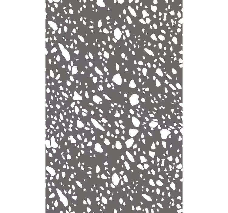 Papel mural textura terrazo gris y blanco clásico - TenVinilo