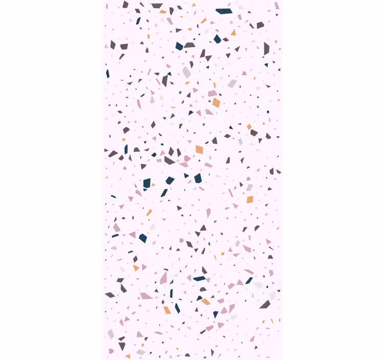 Papel mural mármol fragmentos geométricos coloridos - TenVinilo