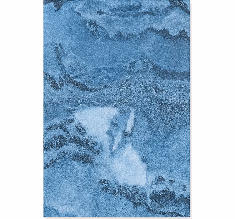 Papel mural mármol textura azul profundo - TenVinilo