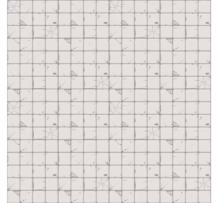 Papel mural azulejos gris claro envejecido - TenVinilo