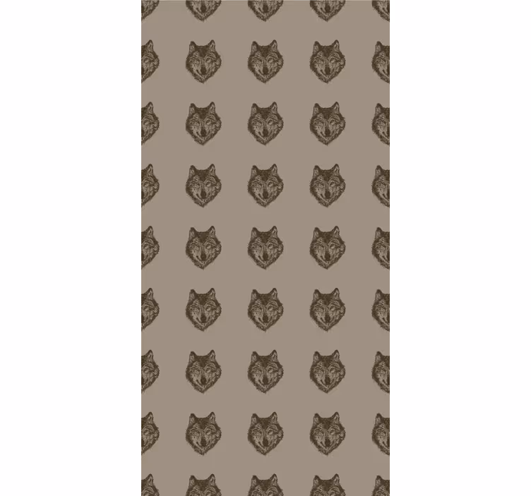 Papel mural infantil lobo europeo - TenVinilo