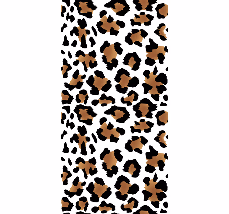 Papel mural infantil motivo de manchas de leopardo - TenVinilo