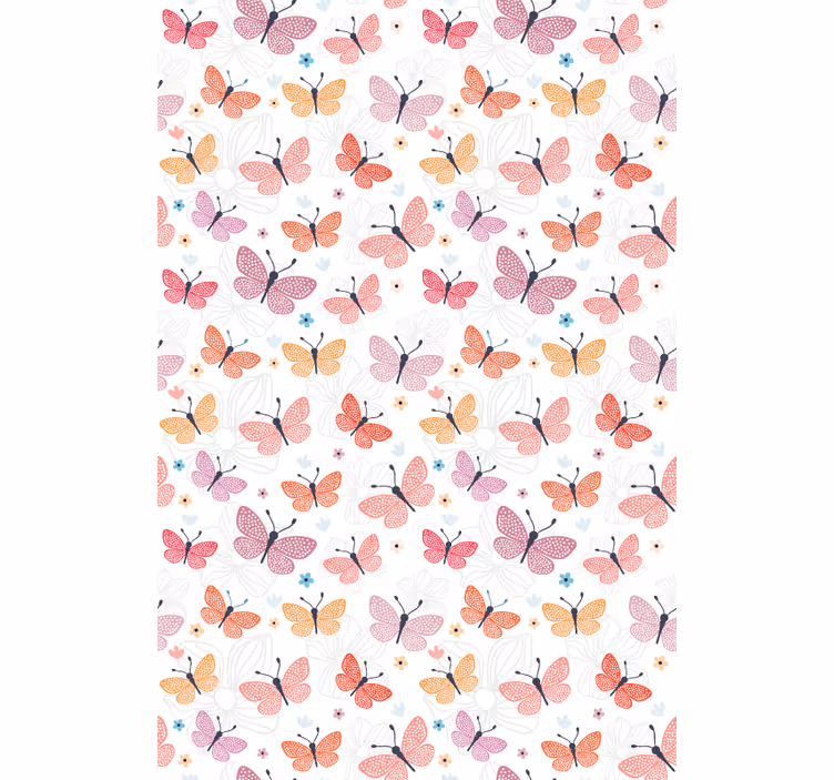 Papel mural mariposas volando - TenVinilo