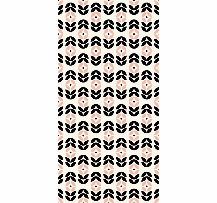 Papel mural pasillo repetición geométrica beige - TenVinilo